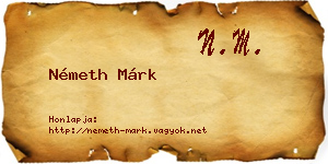 Németh Márk névjegykártya
